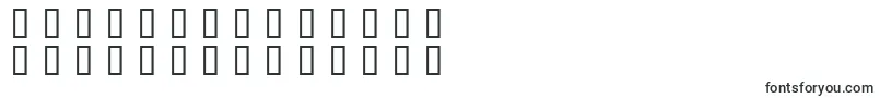 フォントGalactos – アラビア文字